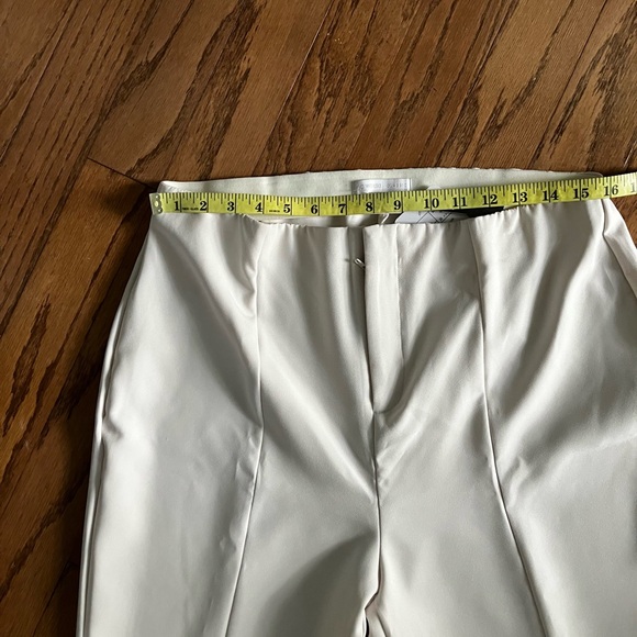 NWT LC Waikiki women’s white modern pants with front split Euro size 44, US 14 - Picture 5 of 16